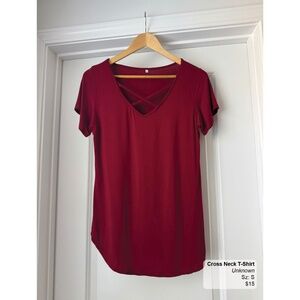 Cross Neck T-Shirt